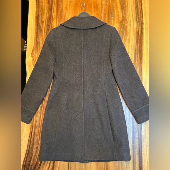 Aritzia Babaton Chocolate Brown Pea Coat - Picture 5 of 9